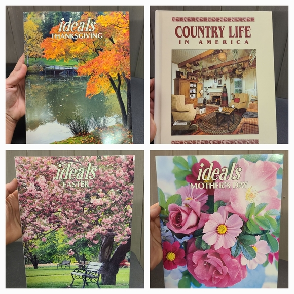 Ideals Book & magazine lot of 4 Thanksgiving Easter Mother's Day Country Life - Picture 1 of 10